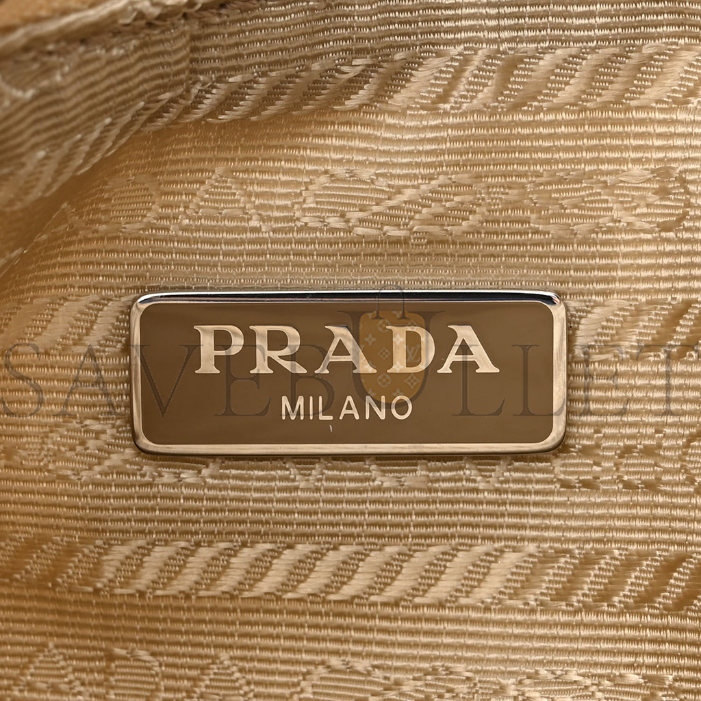 PRADA NYLON RE-EDITION 2005 SHOULDER BAG DESERTO (22*17*6cm)