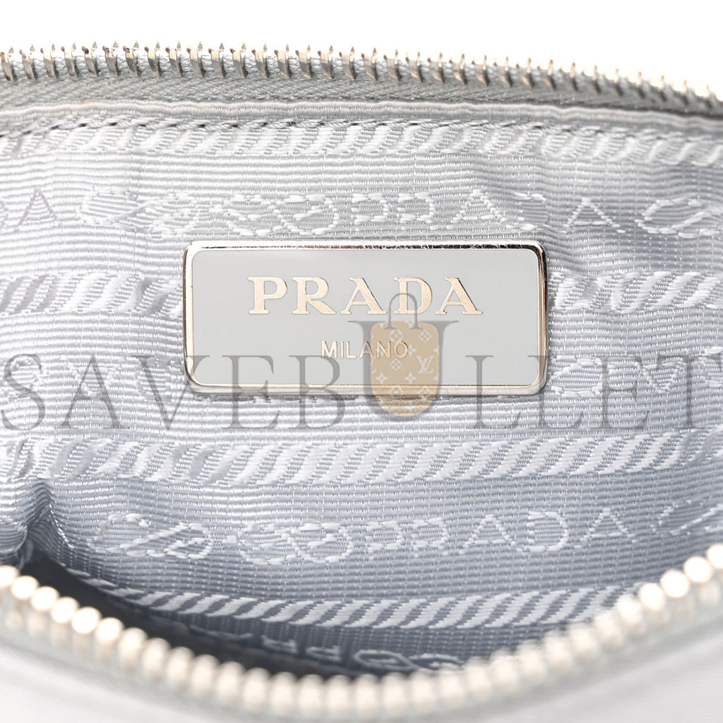 PRADA NYLON RE-EDITION SHOULDER BAG CORNFLOWER (22*16*5cm)