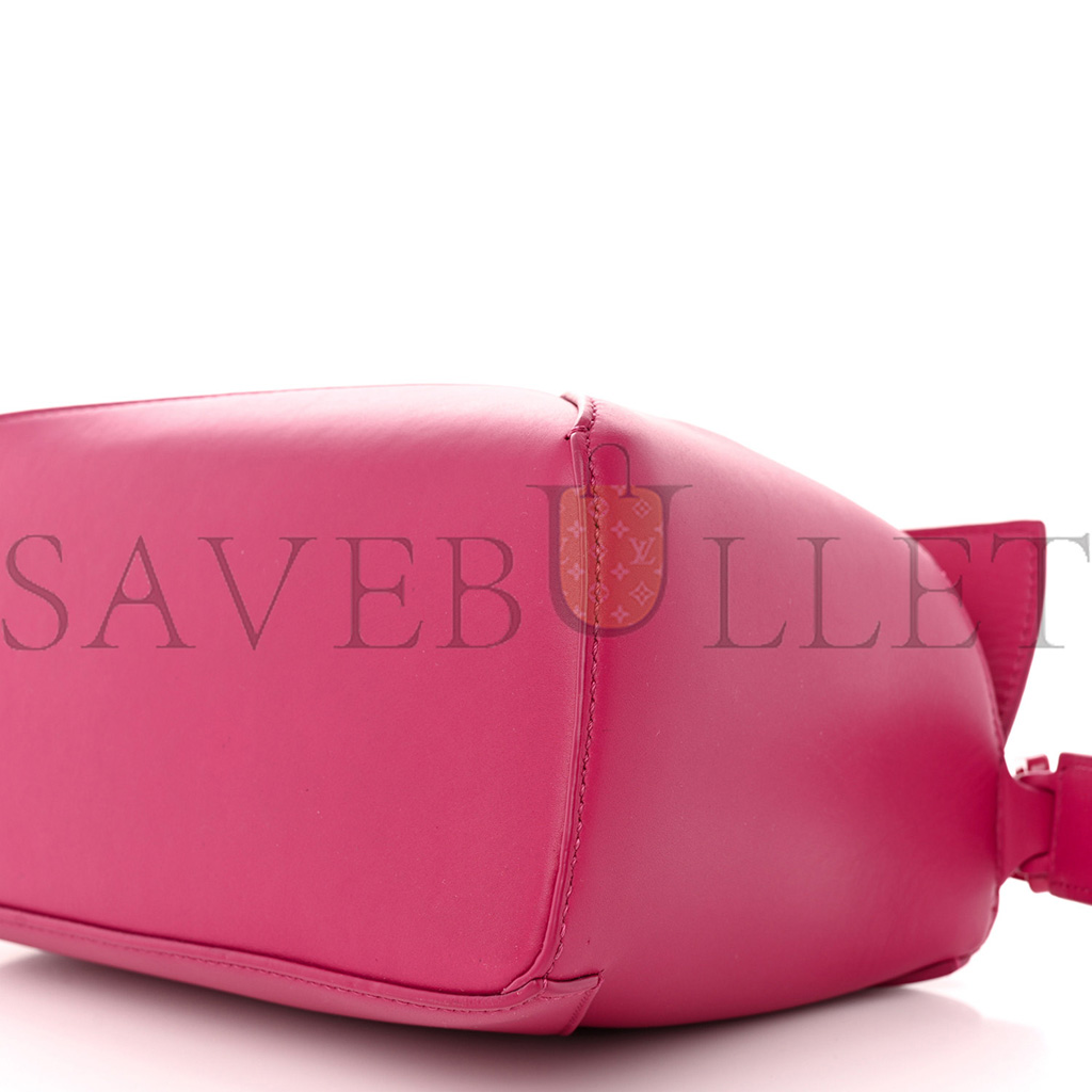 LOEWE SATIN CALFSKIN MONOCHROME SMALL PUZZLE EDGE BAG RUBY RED GLAZE (24*16.5*10.5cm)