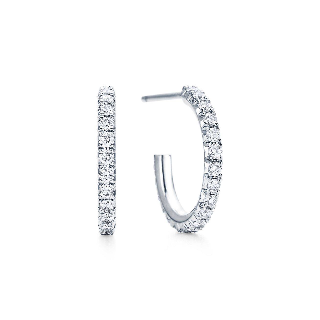 TIFFANY METRO HOOP EARRINGS